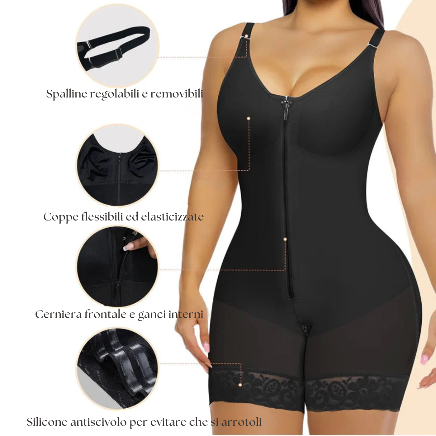 ⚡️Body modellante con reggiseno incorporato