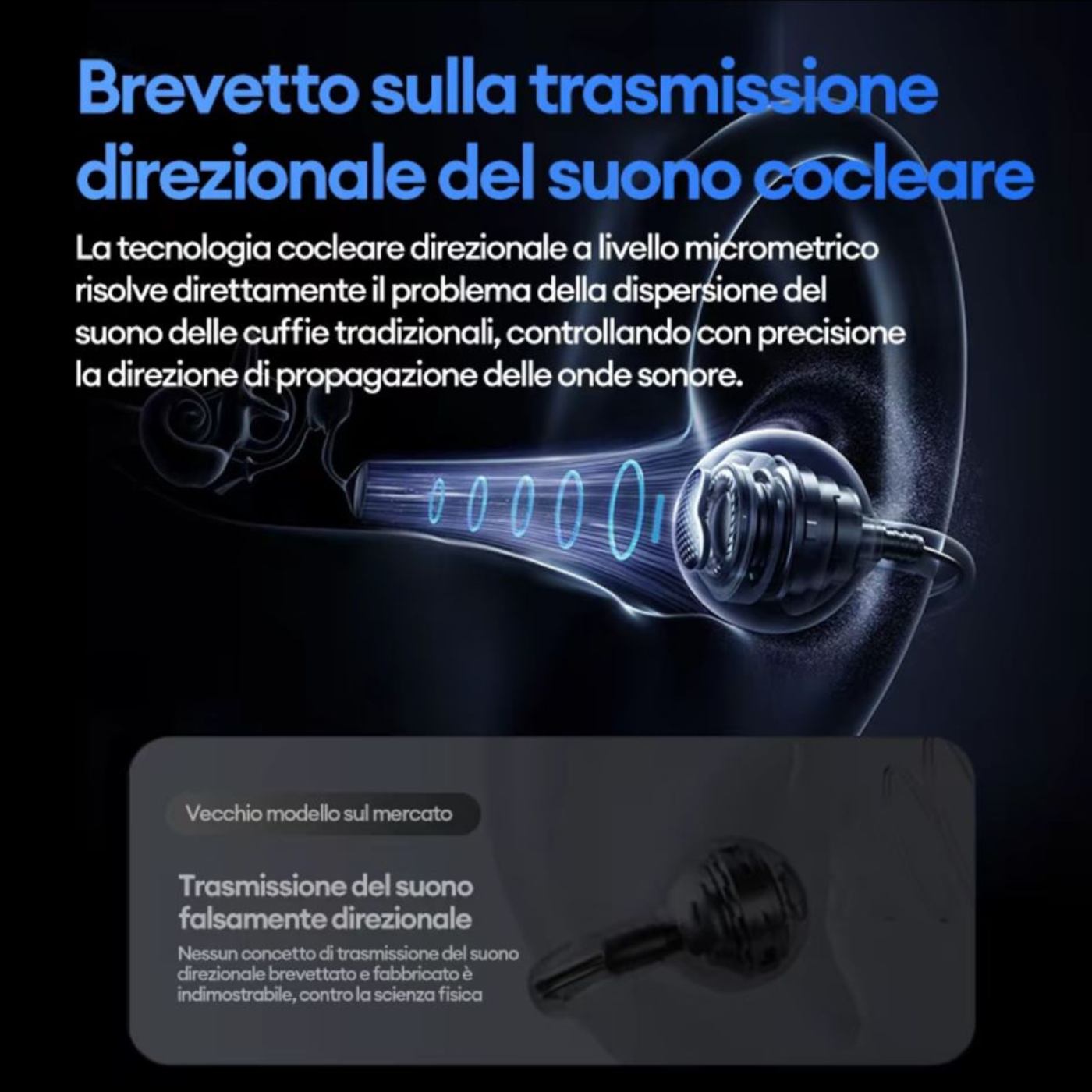 PAXA - Auricolari dual mode, 2 paia in 1, utilizzabili contemporaneamente!