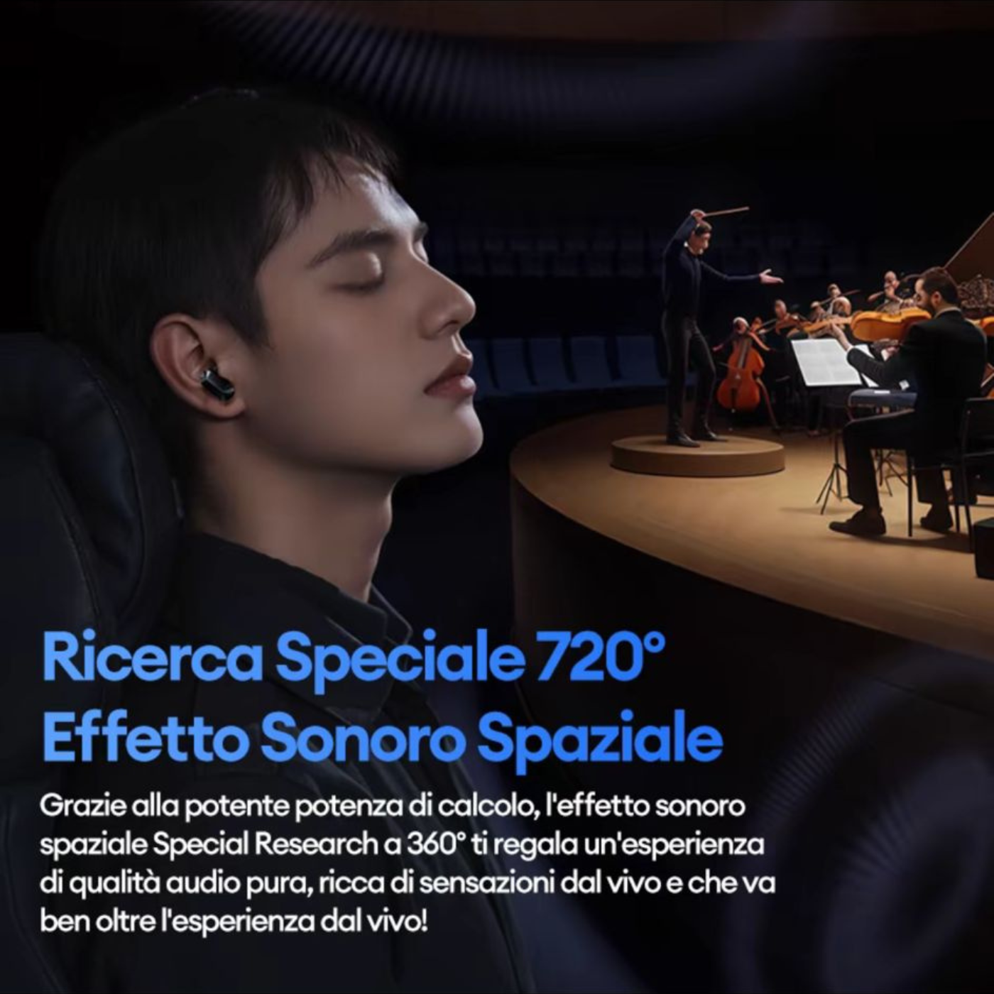 PAXA - Auricolari dual mode, 2 paia in 1, utilizzabili contemporaneamente!
