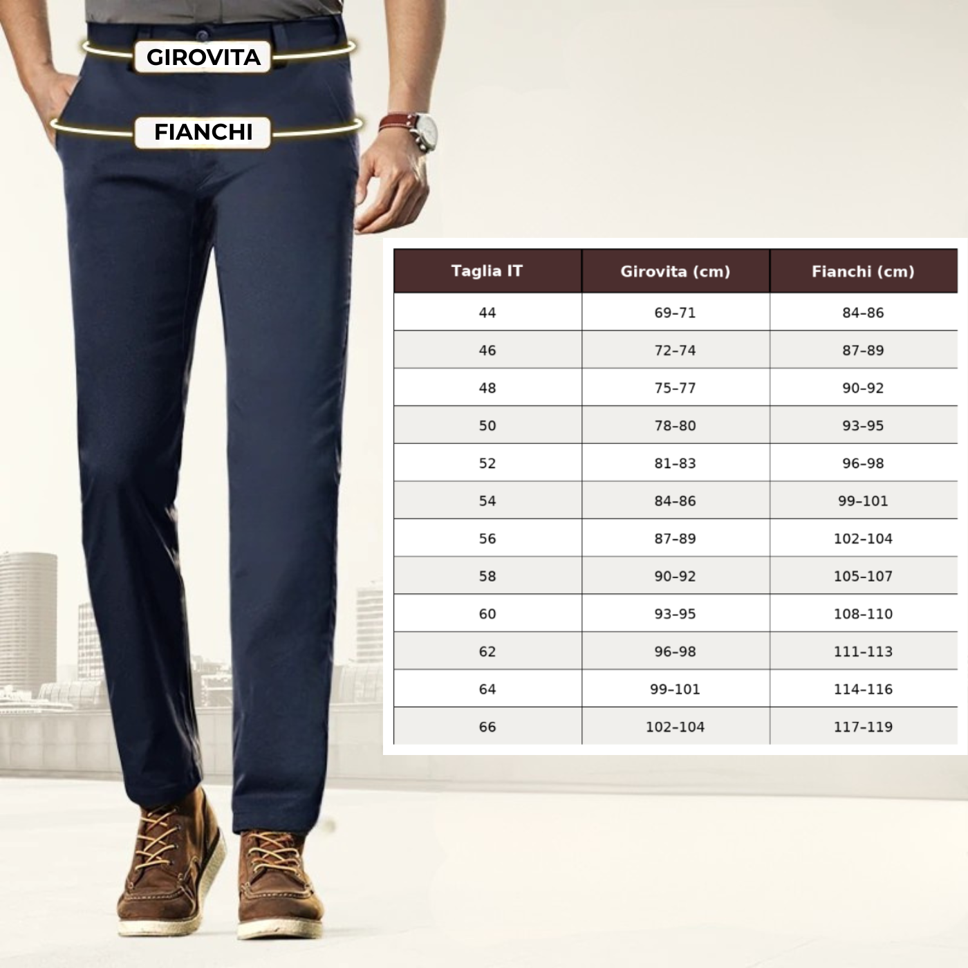 GlideActive - Pantaloni sportivi da uomo con cintura espandibile