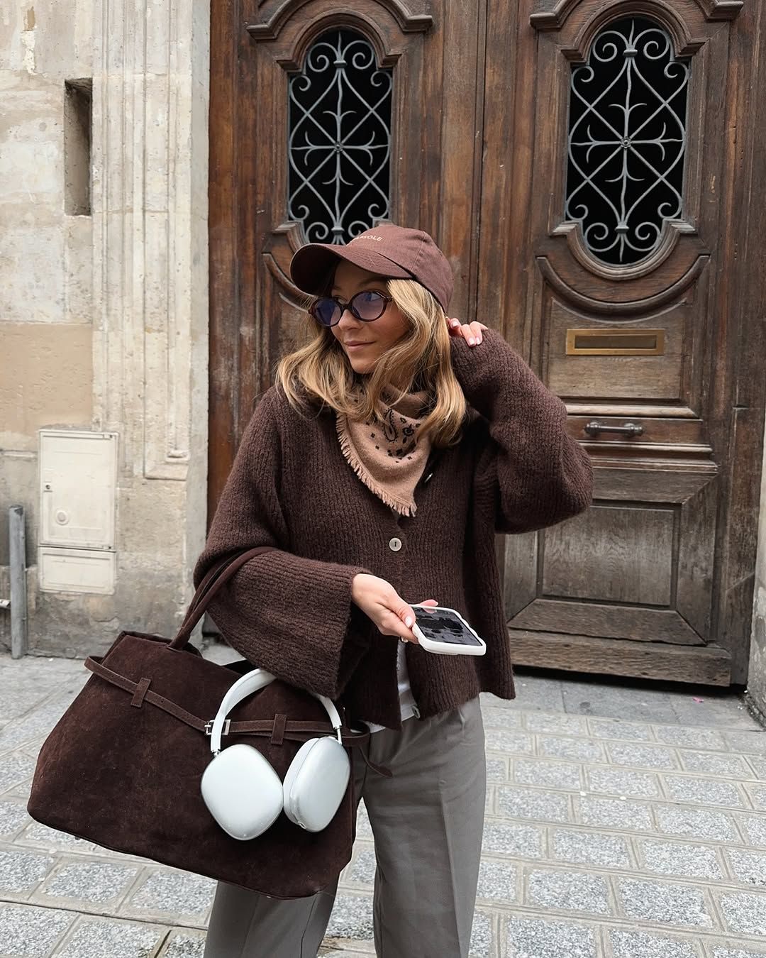 Amalia | Borsa in pelle scamosciata