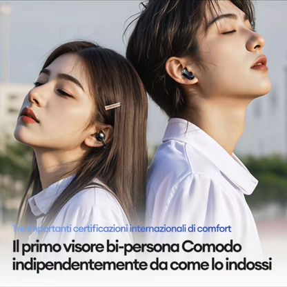 PAXA - Auricolari dual mode, 2 paia in 1, utilizzabili contemporaneamente!