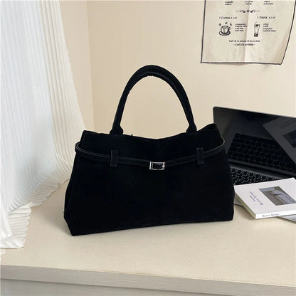 Amalia | Borsa in pelle scamosciata