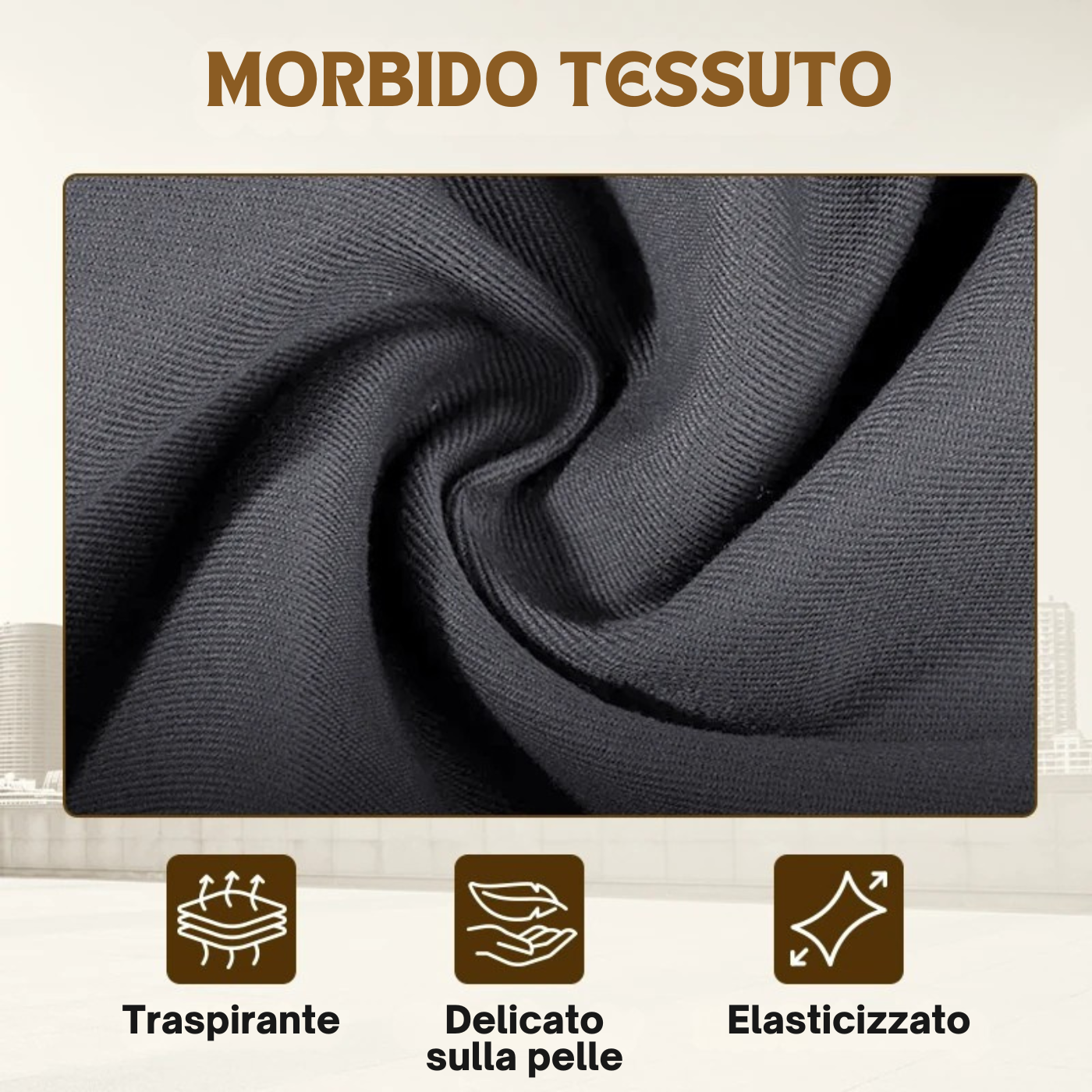 GlideActive - Pantaloni sportivi da uomo con cintura espandibile