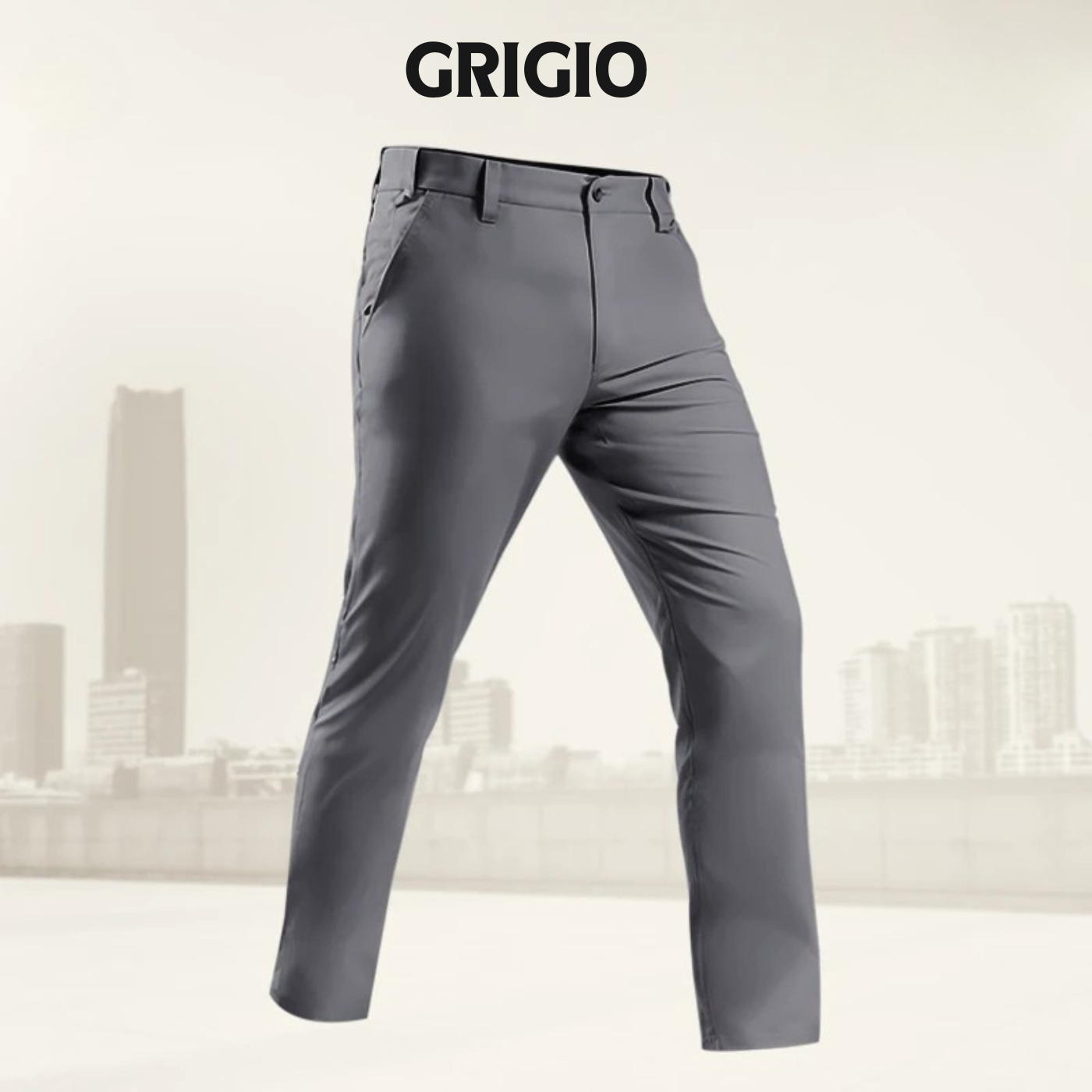 GlideActive - Pantaloni sportivi da uomo con cintura espandibile