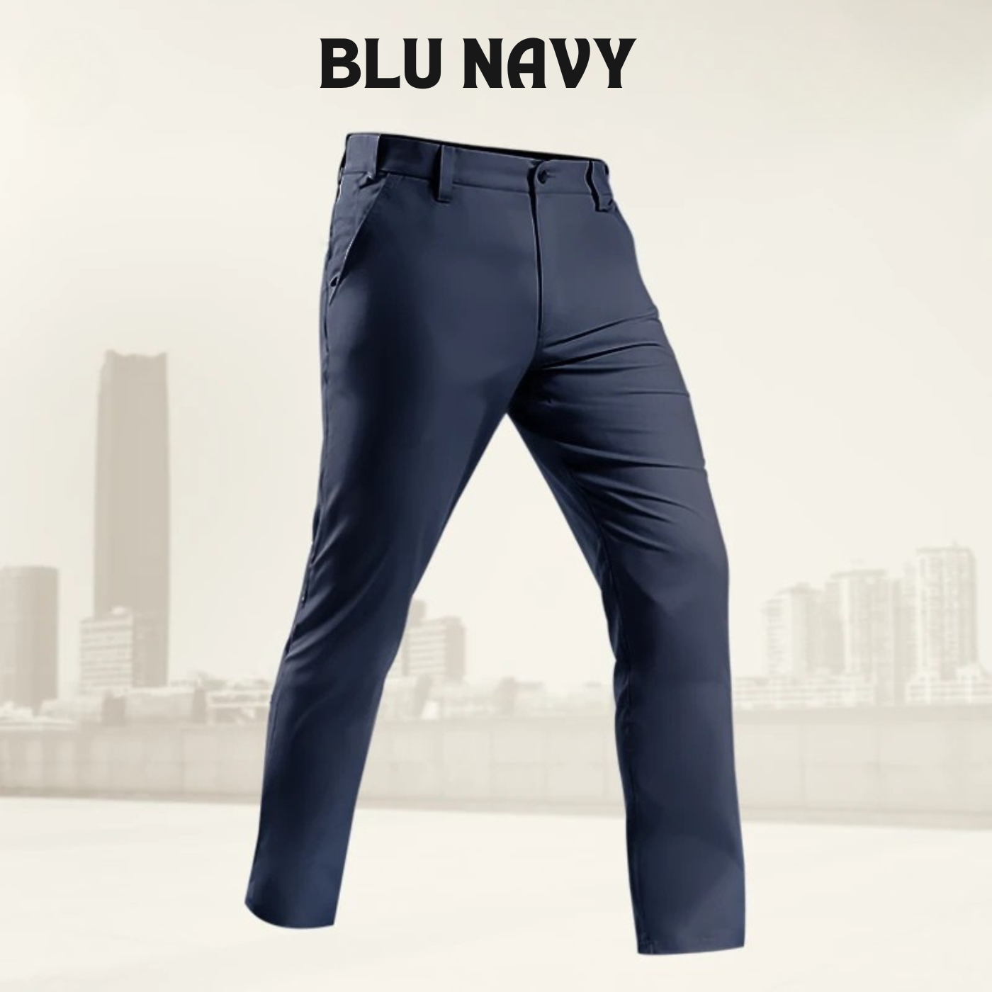 GlideActive - Pantaloni sportivi da uomo con cintura espandibile